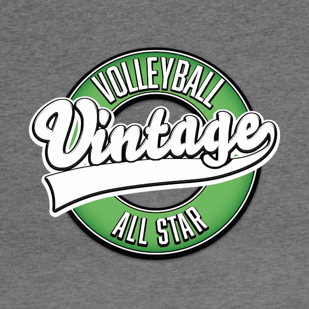 Volleyball vintage All Star logo by nickemporium1